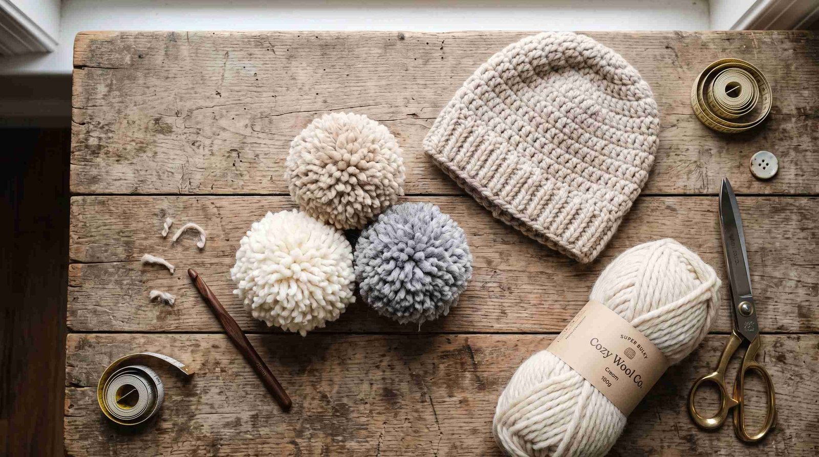 How to Make a Yarn Pom Pom